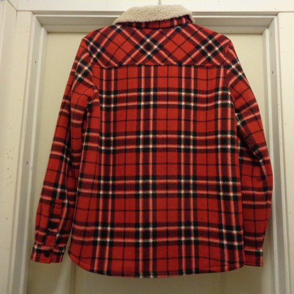 SOHO LUMBERJACK PLAID INSULATED OUTDOORS SHIRT BLOUSE S/P - Picture 2 of 7